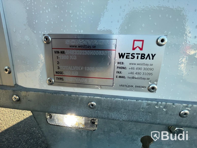 Manskapsvagn | Rastvagn | Scanvogn Westbay 320 -2022 | Toalett | Kök