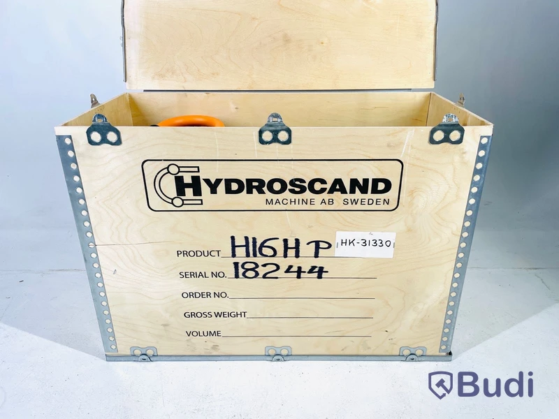 Slangpress, portabel Hydroscand H16HP, Ord. pris inkl. moms: ca 15000 kr.