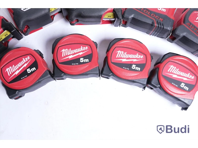 Diverse måttband 5m 9st - Milwaukee