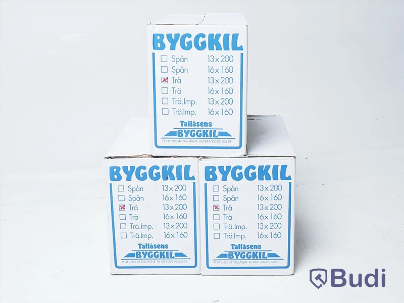 200-pack kil, 3st - Tallåsens byggkil, trä 13mm. Ny.