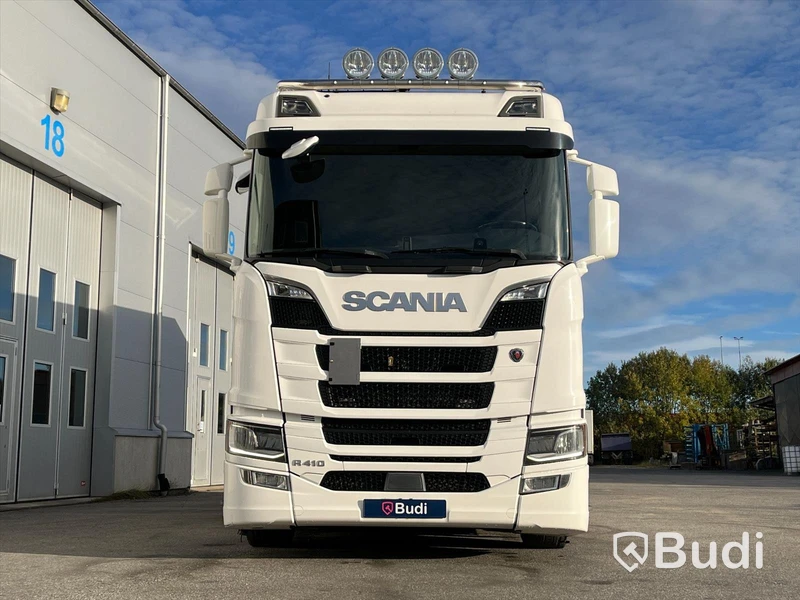 Lastbil Scania R410 4x2 - 2017 | SKAB-skåp med öppningsbarsida och baklyft | VBG