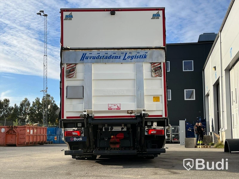 Lastbil Scania R410 4x2 - 2017 | SKAB-skåp med öppningsbarsida och baklyft | VBG