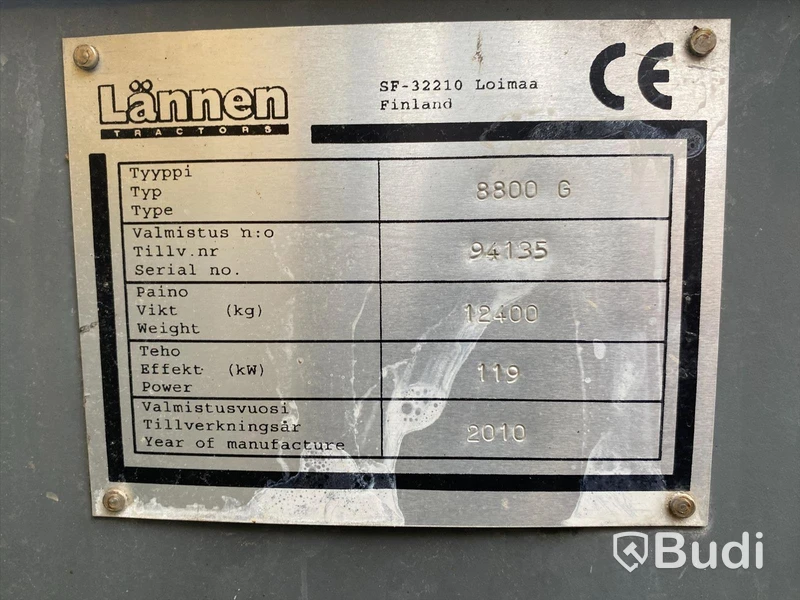 Grävlastare Lännen 8800 G -2010