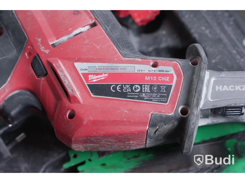 Tigersåg 2st - Milwaukee M12 CHZ Inklusive Batteri