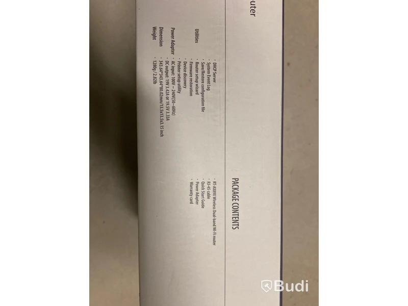 Wi-Fi Router Asus RT-AX89X