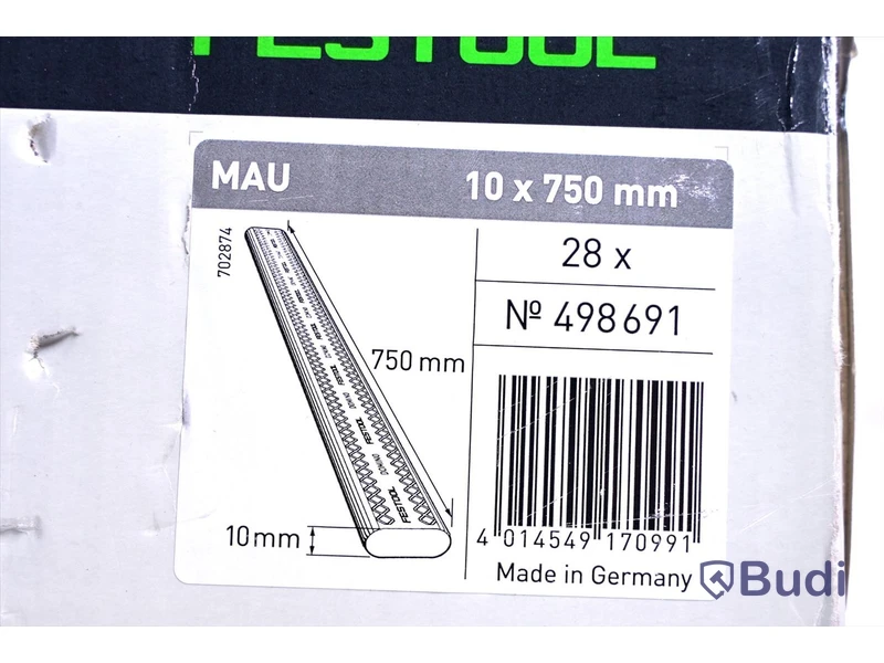 DOMINO-brickor - Festool Mau 10x750 mm