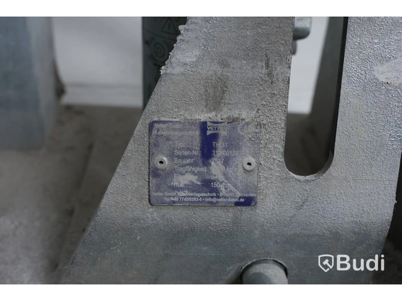 Hydraulisk Kabeltrumhållare - Vetter GmbH TH 31