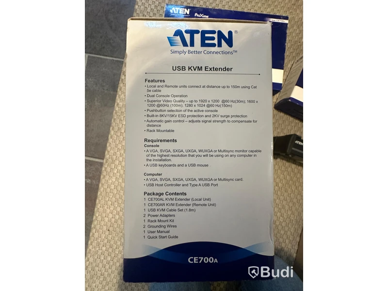 ATEN switch, extender, videosplitter