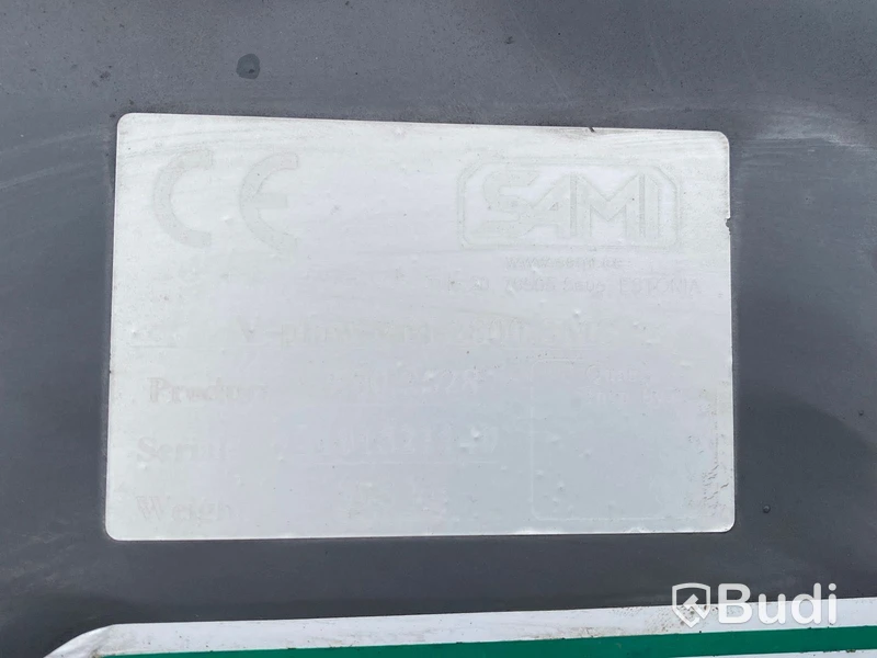 Hydraulisk vikplog Sami V-Plow VM-2800 | SMS/Trima