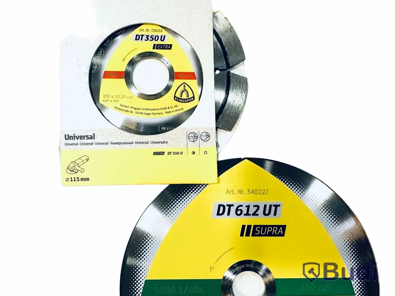 6 st NYA Sågklingor - Klingspor Diamond Tools samt Milwaukee, totalt ord pris ink. moms ca: 3000 kr