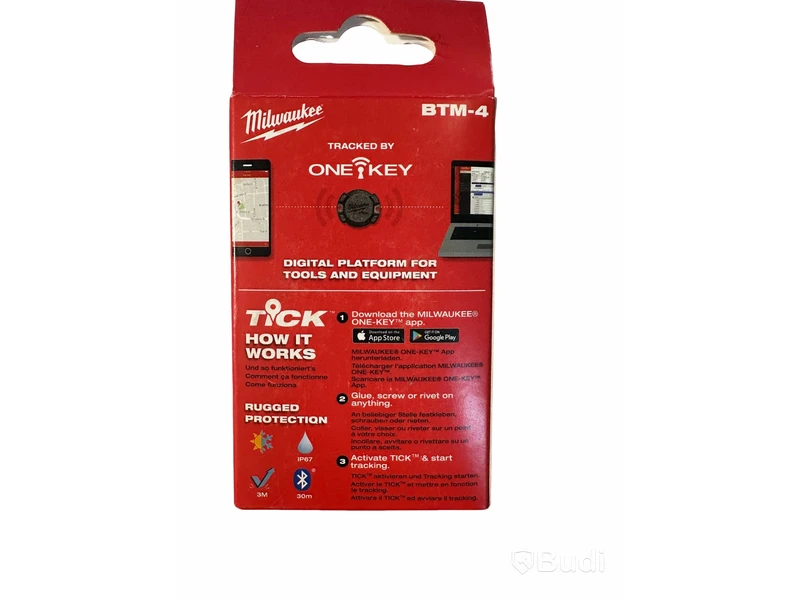 5 paket Spårningsenheter, NYA Milwaukee BTM-4, ord. pris ink. moms ca: 6000 kr