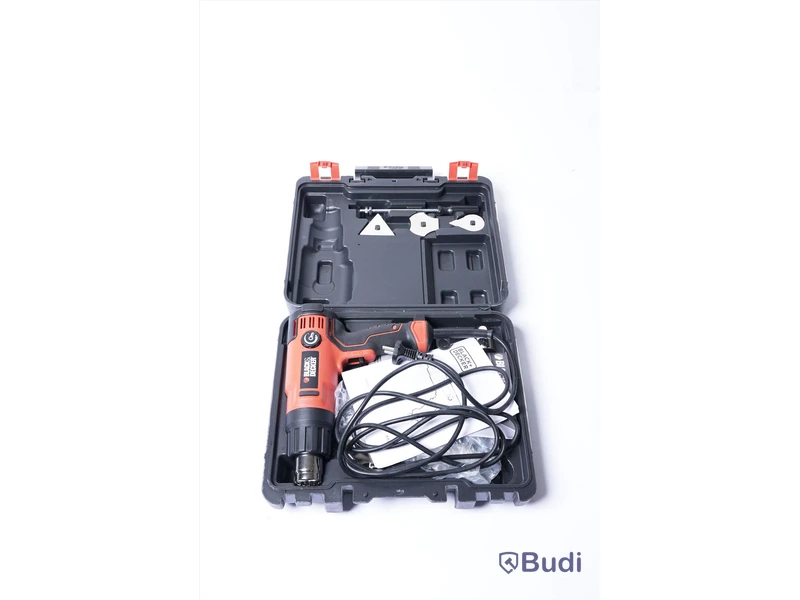 Varmluftspistol – Black & decker 2000W inkl. tillbehör.