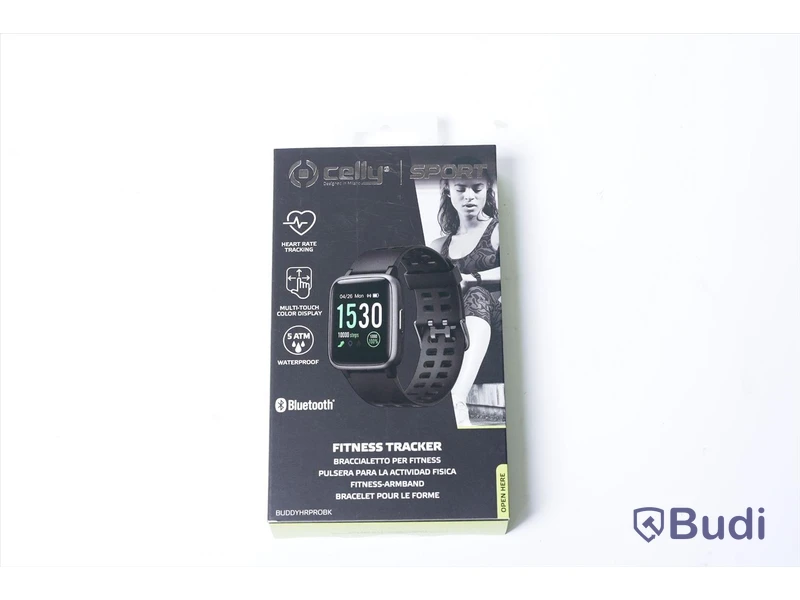 Smartwatch NY  – Celly Fitness Tracker Buddyhrprobk ord. pris inkl moms ca: 999 kr