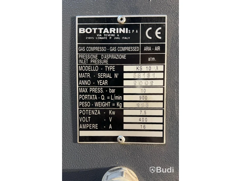 Lufttork Air Krone by Bottarini  EX10 AC och Modul-AIR compressor år 2002