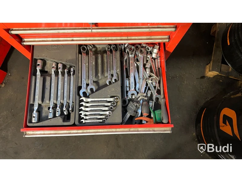 Verktygsvagn IDG tools inkl. verktyg