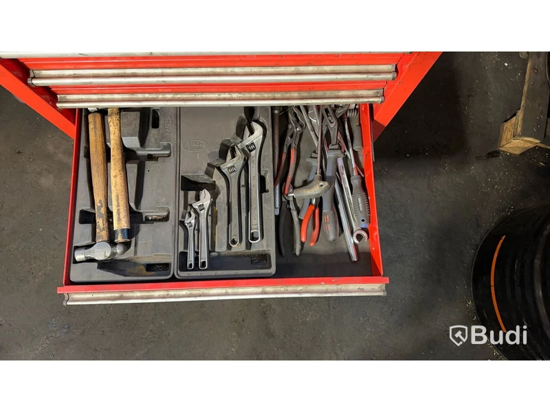 Verktygsvagn IDG tools inkl. verktyg