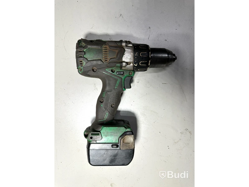 Vinkelslip G14 DSL och borr Hitachi med extra batteri