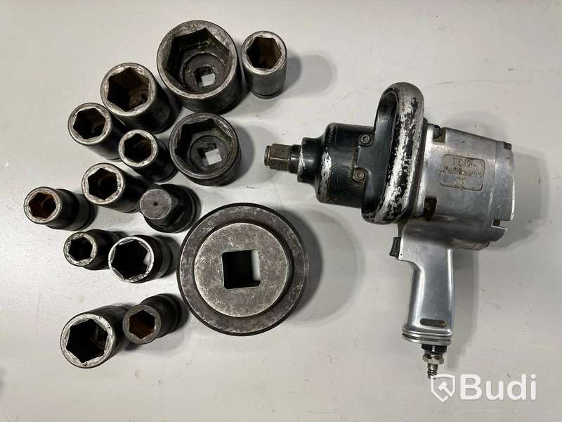 Mutterdragare IDG Tools luft 1 tum - system plus hylsor