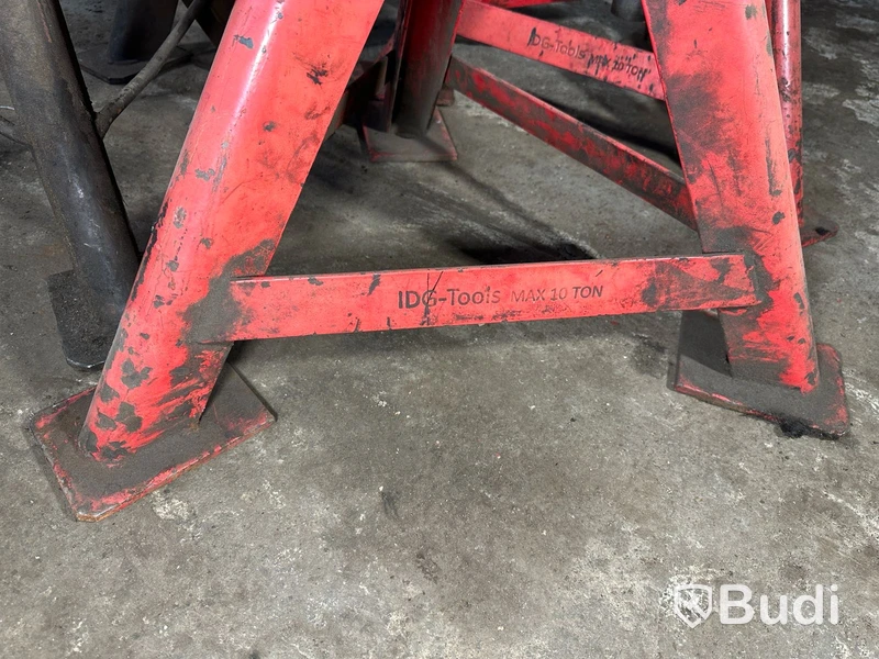4 st pallbockar, 10 ton