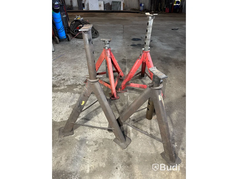4 st pallbockar, 10 ton