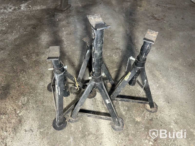 4 st pallbockar, 1,5 ton