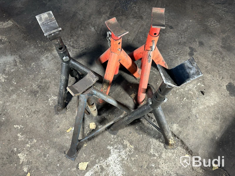 4 st pallbockar, 1,5 ton