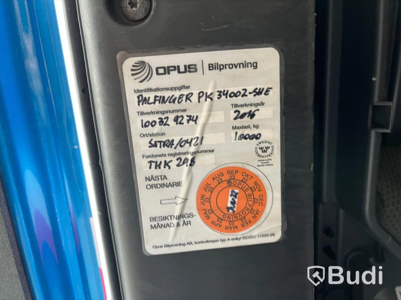 Kranväxlare Scania G490 8X2-6 -2016 | Euro6 | Palfinger PK 34002-SH | Palift