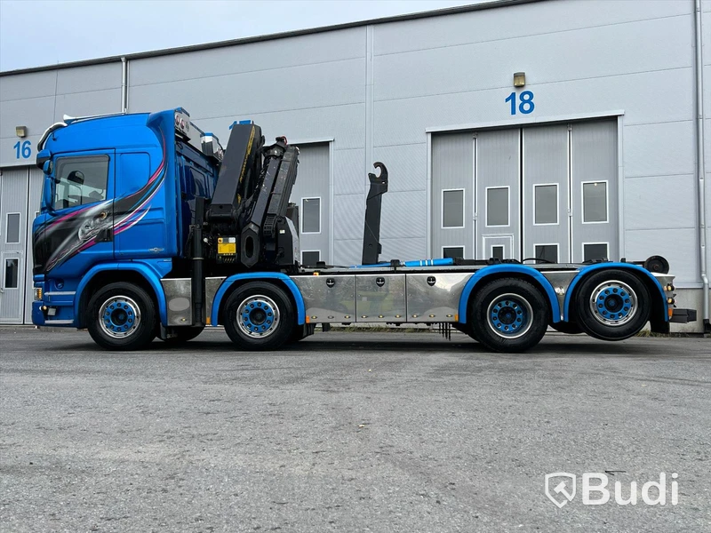 Kranväxlare Scania G490 8X2-6 -2016 | Euro6 | Palfinger PK 34002-SH | Palift