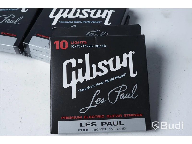 Gitarrsträngar - Gibson Les Paul Pure Nickel Wound. 15st totalt.