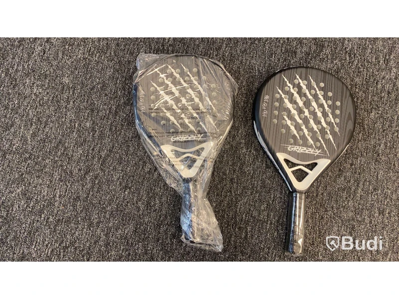 Padelracketar Grizzly Reckless Black - 2 st