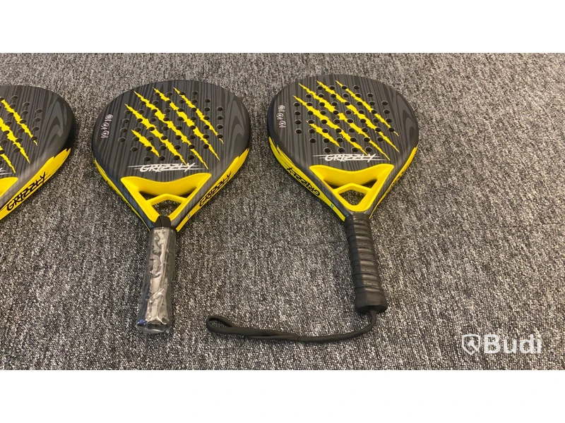 Padelracketar Grizzly Reckless Yellow - 3 st