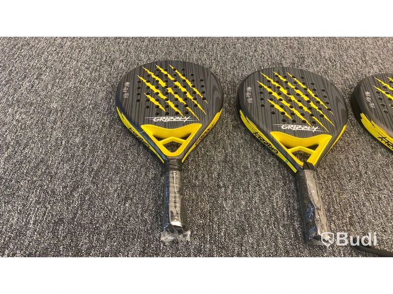 Padelracketar Grizzly Reckless Yellow - 3 st