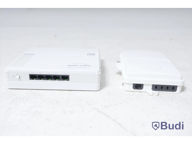 6 st. Fiberboxar & 3 st Fiberuttag - Open Infra