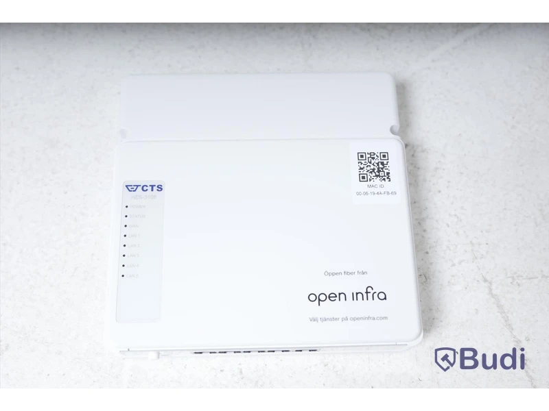 6 st. Fiberboxar & 3 st Fiberuttag - Open Infra