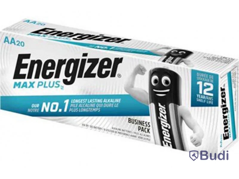 Parti batterier — Energizer MAX Plus, totalt ord. pris inkl. moms ca: 1360 kr