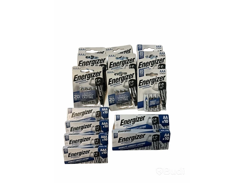 Parti batterier — Energizer Ultimate Lithium, totalt ord. pris inkl. moms ca: 690 kr