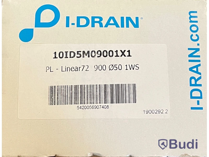 3 st. duschavlopp, I-Drain, 1 st NY I-Buddy Wood, totalt ord. pris ink. moms ca: 2000 kr