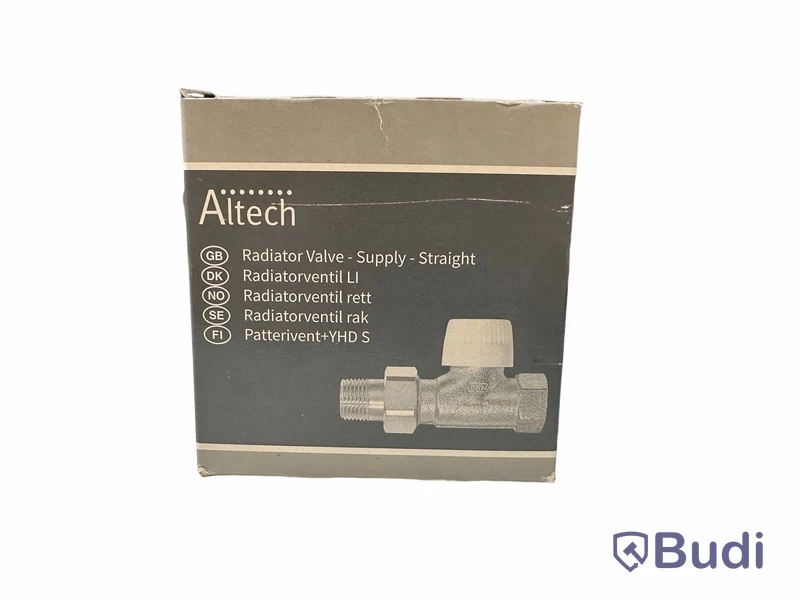 14 st Radiatorventil, Altech DN10 Rak 3/8” totalt ord. pris ink. moms ca:  3300 kr