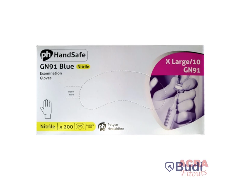 20st 200pack EXAMINATION GLOVES GN91 Blue. NYA Stl: 10/XL. Märke: Polyco Healthline, ord. pris ca: 3000 kr