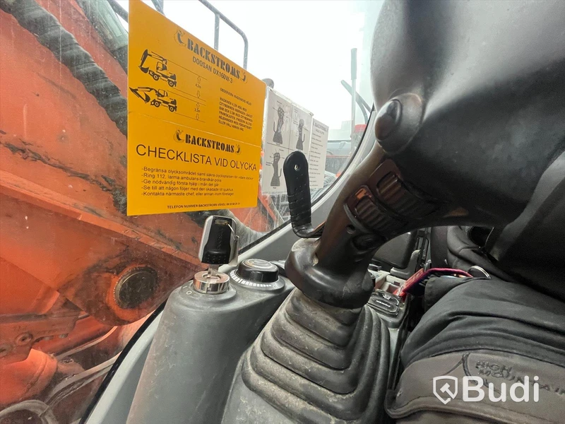 Grävmaskin | Doosan DX160W-3 | Engcon EC219 S60QS - EXPORT