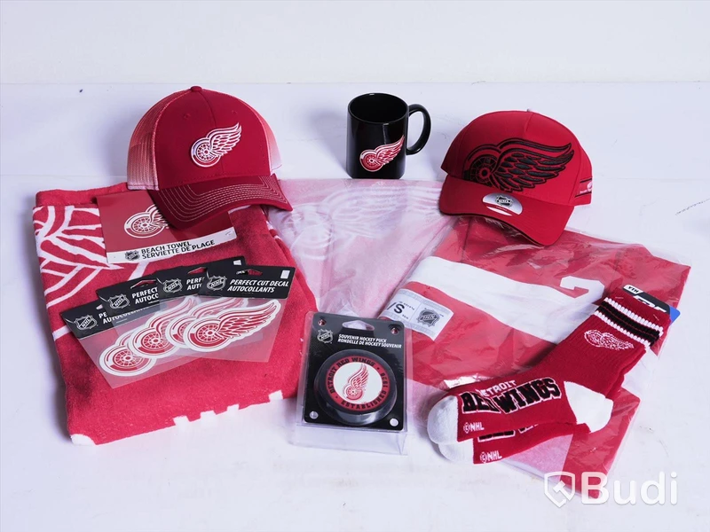 Supporterpaket - Detroit Red Wings, se beskrivning och bilder. Ny.