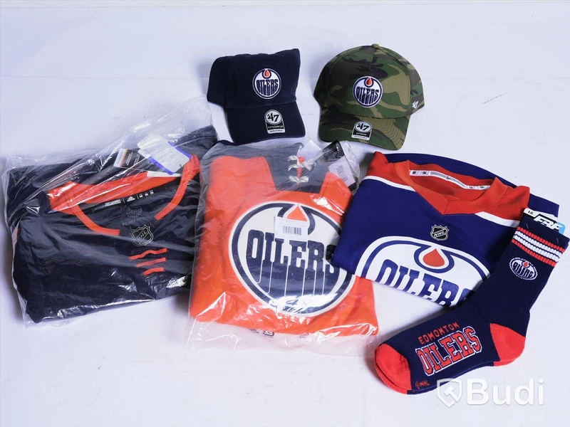 Supporterpaket - Edmonton Oilers, se beskrivning och bilder. Ny.