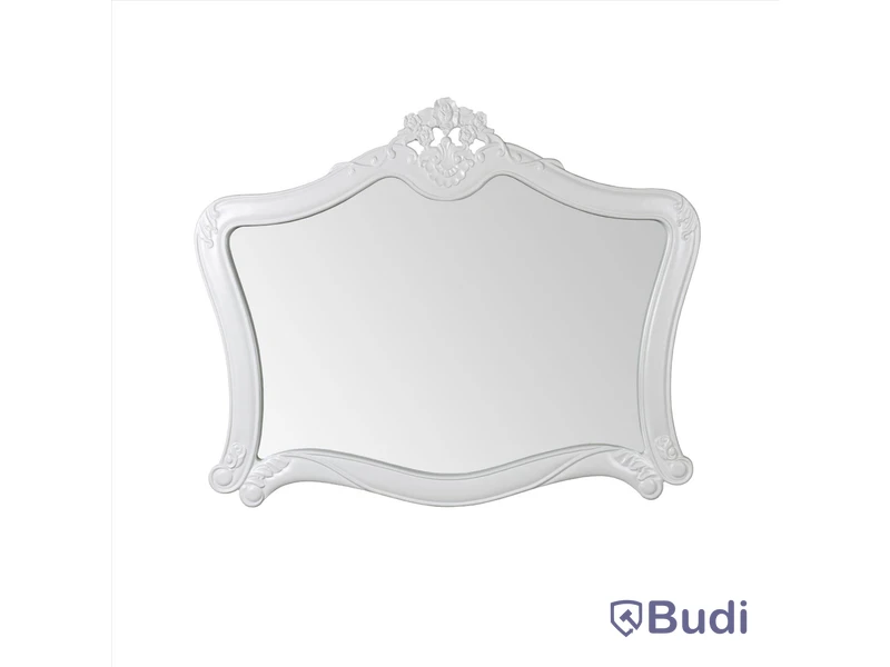 Klassisk badrumsspegel 116x92cm Fransk Vit Ottawa Ord. Pris: 1117 kr