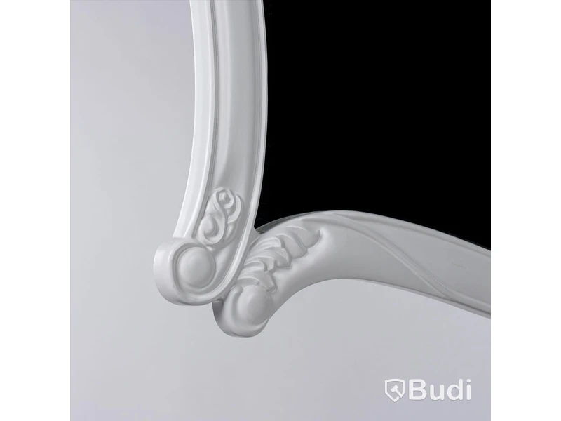 Klassisk badrumsspegel 116x92cm Fransk Vit Ottawa Ord. Pris: 1117 kr