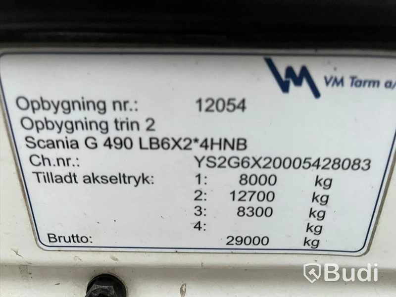 Lastväxlare | Scania G490 6x2 -2016| Automat | 490hk | Hiab multilift
