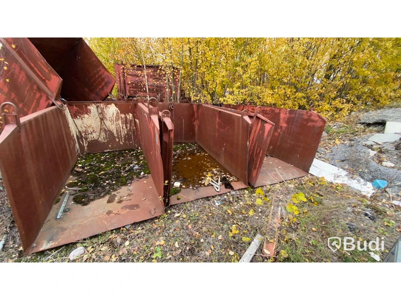 Metallbehållare för kran 8st