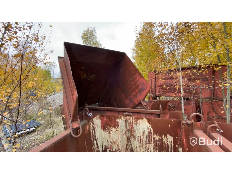 Metallbehållare för kran 8st