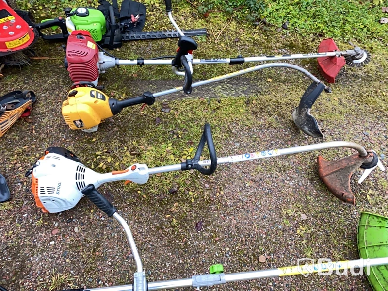 Trädgårdsmaskiner bensindrivna 7st