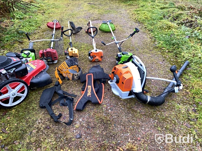 Trädgårdsmaskiner bensindrivna 7st