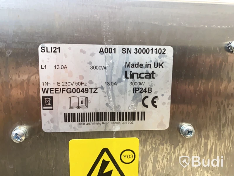 Induktionsspis Lincat SL121, 2 zoner med stativ